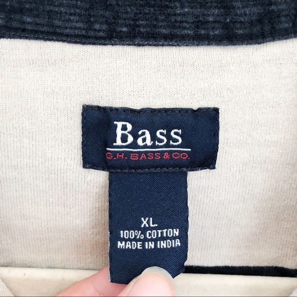 G.H. Bass & Co Striped LS Polo Shirt - Picture 6 of 6